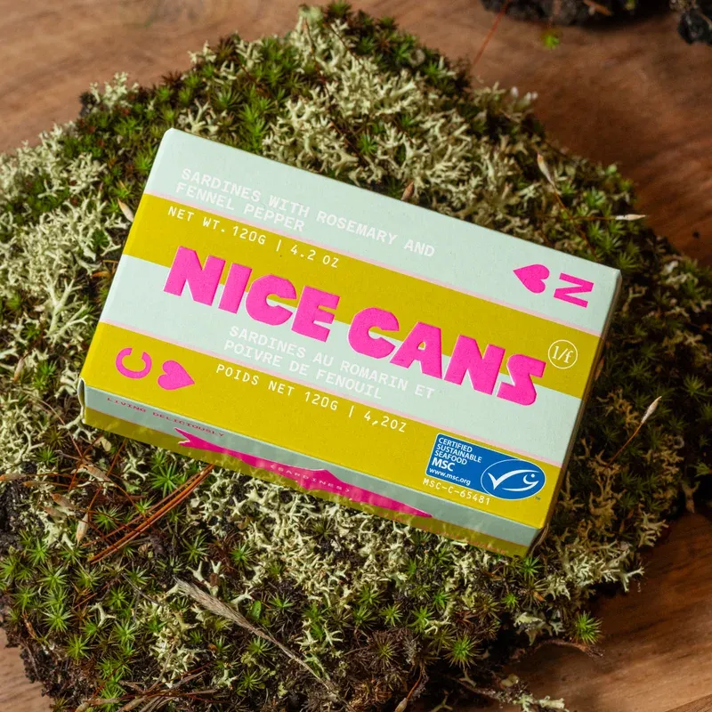 Nice Cans — Sardines with Rosemary and Fennel, brand-supplied product photo